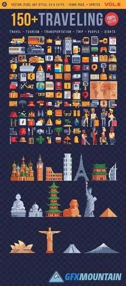 TRAVELING, 150+ ICONS. VOL.6 2184909