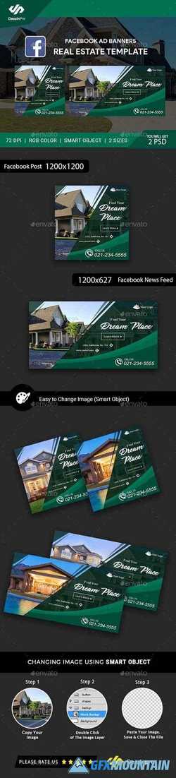 Real Estate FB Ad Banners - AR 21402848