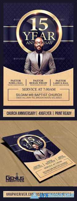 Church Anniversary Flyer Template V3 21411915