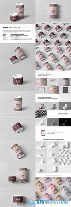 PAPER CAN MOCK-UP - 21404201
