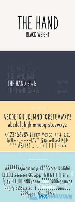 THE HAND FONT - BLACK 2226829