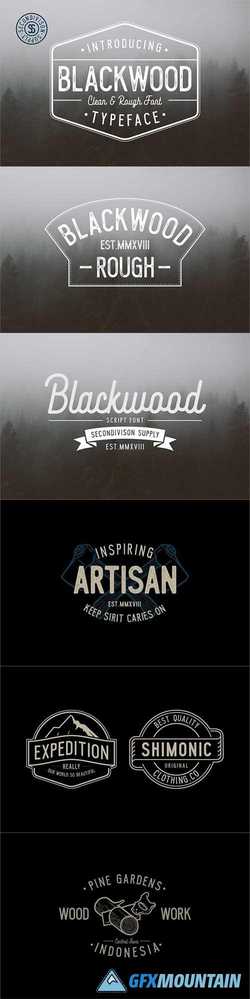 Blacklwood Font