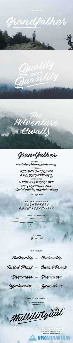 Grandfather – Brush Script