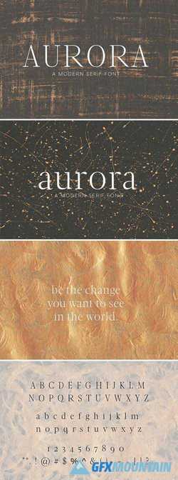 Aurora - Serif Font for Designers 2227854