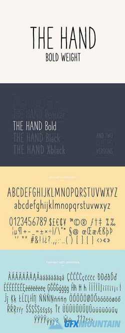 The Hand Font – Bold