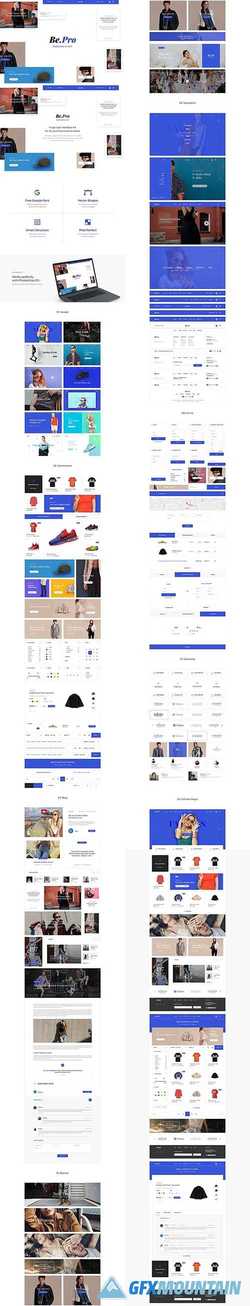 Be.pro Fashion UI Kit   1509487