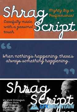Shrag Script Font