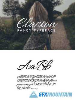 CLARION – Fancy Handwriting Typeface