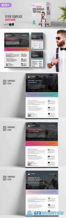 Corporate Flyer Indesign Template 1
