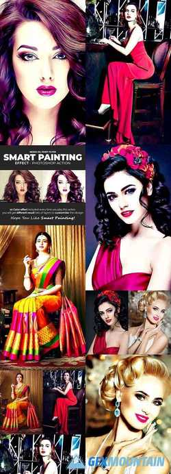 Smart Painting Effect - Photoshop Action 21522479