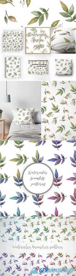 Watercolor branches pattern 2320238