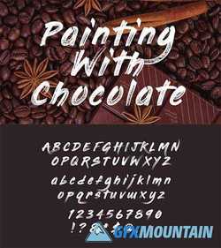 Painting with Chocolate Font
