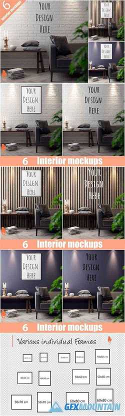 Mockup Poster with various frames 2321678