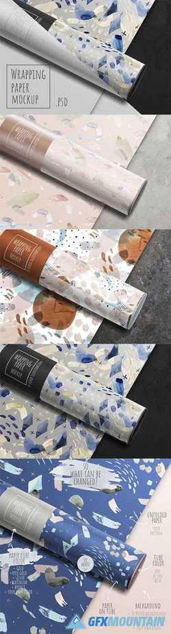 Wrapping paper mockup 2340406