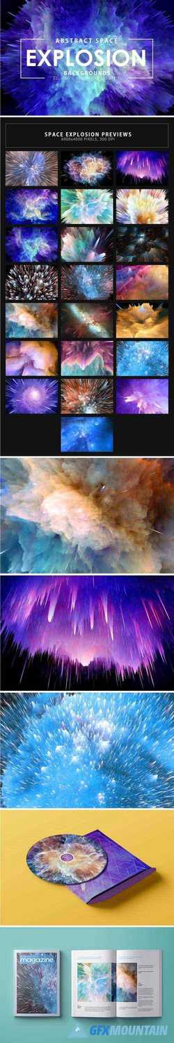 SPACE EXPLOSION BACKGROUNDS - 2295724