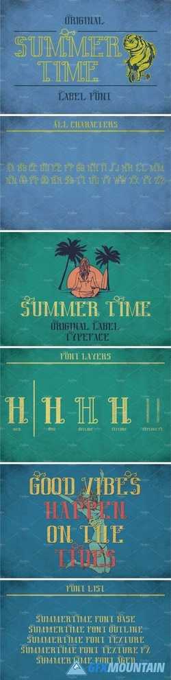 Sumer Time Modern Label Typeface 1999359