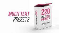Multi Text Presets  21555457