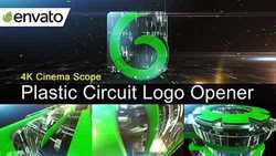 Plastic Circuit Logo Opener / Element 3D  18926257