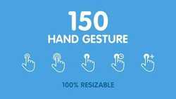 150 Animated Hand Gestures  9718552