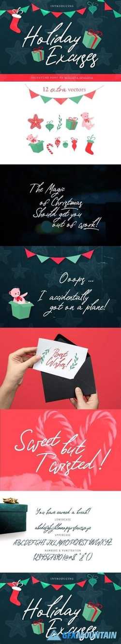 Holiday Excuses Vector Pack 2080205