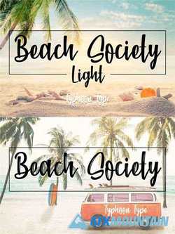 Beach Society Brush Font