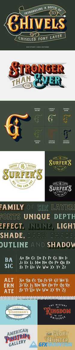 Chivels Font Family