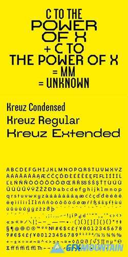 Kreuz Typeface