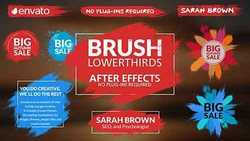 Brush Lower Thirds 17843408