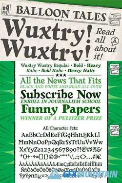 Wuxtry Wuxtry Font Family