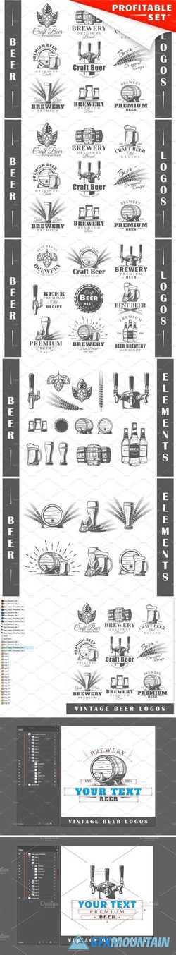 18 Beer Logos Templates 2142856