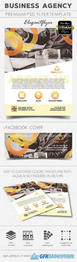 Business Agency – Flyer PSD Template