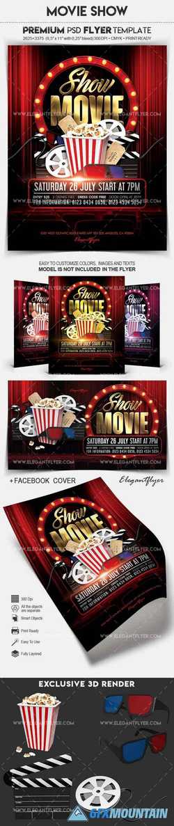 Movie Show – Flyer PSD Template
