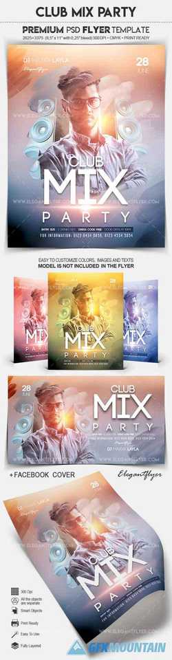 Club Mix Party – Flyer PSD Template