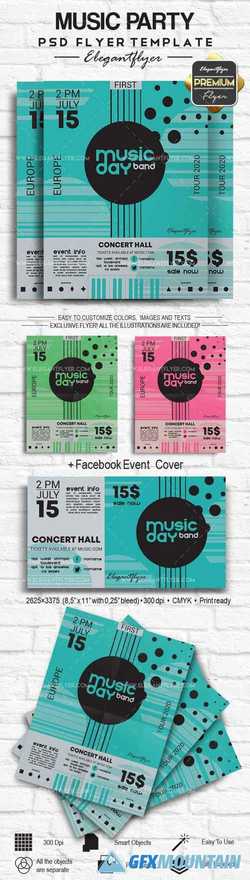 Music Party – Flyer PSD Template