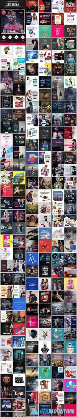 Promotion Instagram Banners Ads - 195 PSD 14962085