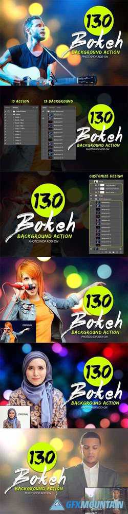 130 Bokeh Photoshop Action 3461024