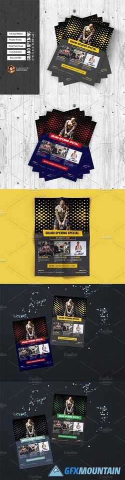 Grand Opening GYM Flyer Template 2634039