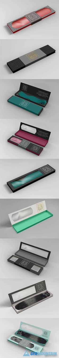 Rectangle Collapsible Box Packaging Mockup