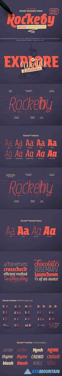 Rockeby Semiserif Font Family