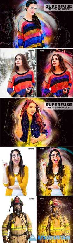 Superfuse Photoshop Action 21965650