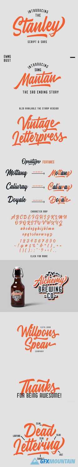 Stanley Font Duo Font Family