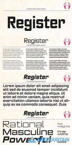Register Font Family 