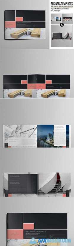 Hyper Architecture Portfolio A4 Landscape 3463852