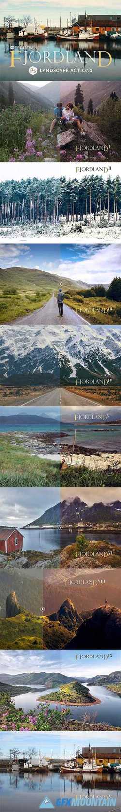 Fjordland Landscape Photoshop Actions