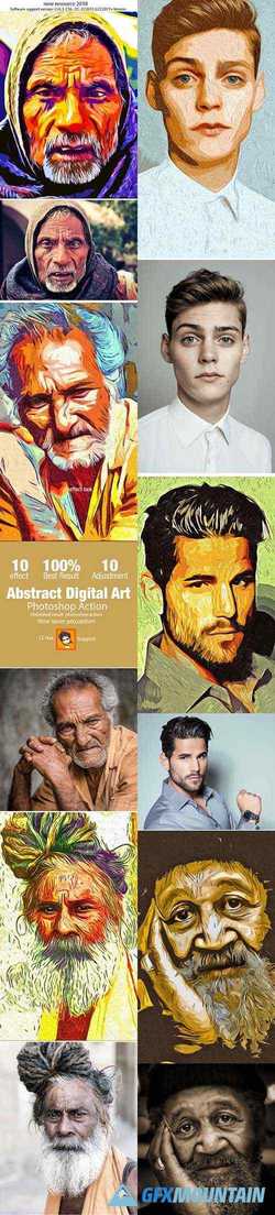 Abstract Digital Art Action 22131634