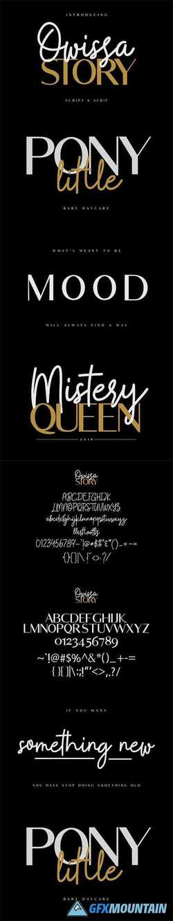 Owissa Story - Font Duo 2738592