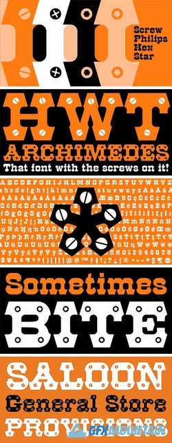 HWT Archimedes Font Family 