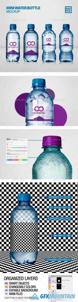  Mini Water Bottle Mockup 22132304