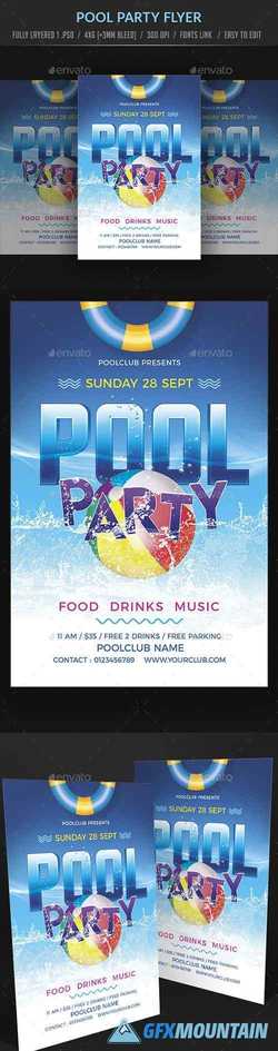 Pool Party Flyer 22355864