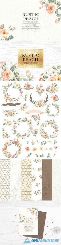 FLOWER COLLECTION-RUSTIC PEACH - 1294773